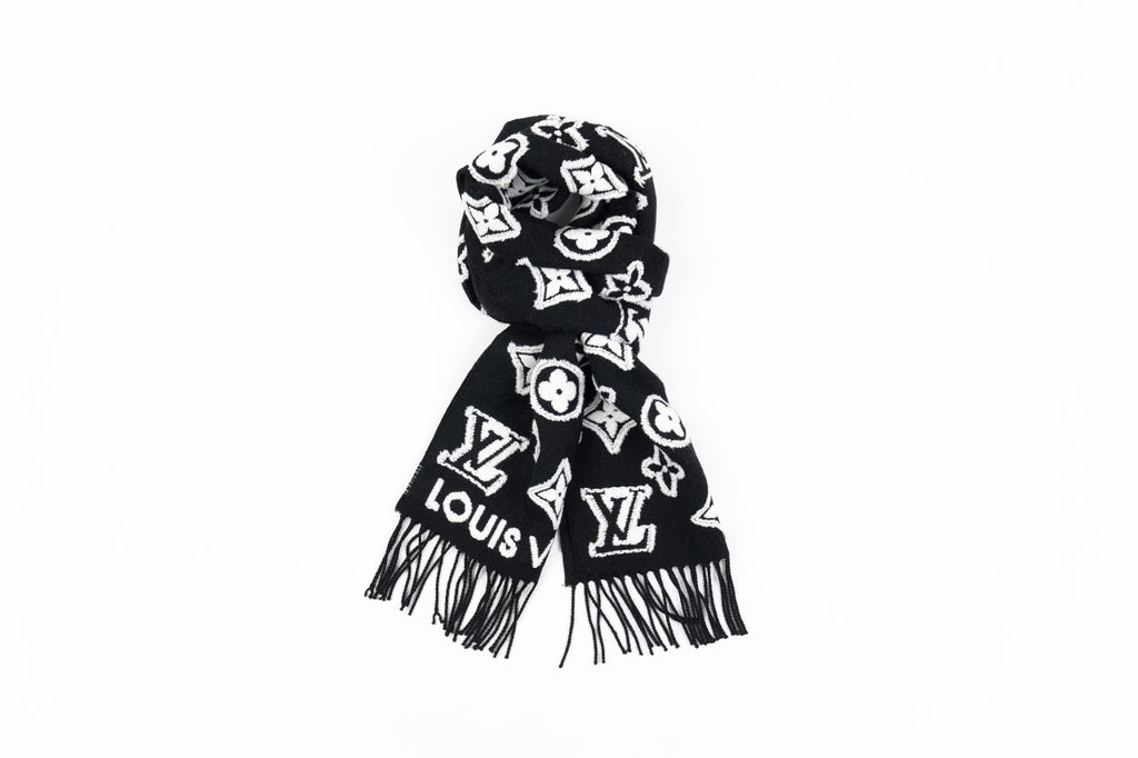Louis Vuitton 3D Design Wool Scarf