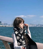 Louis Vuitton 3D Design Wool Scarf