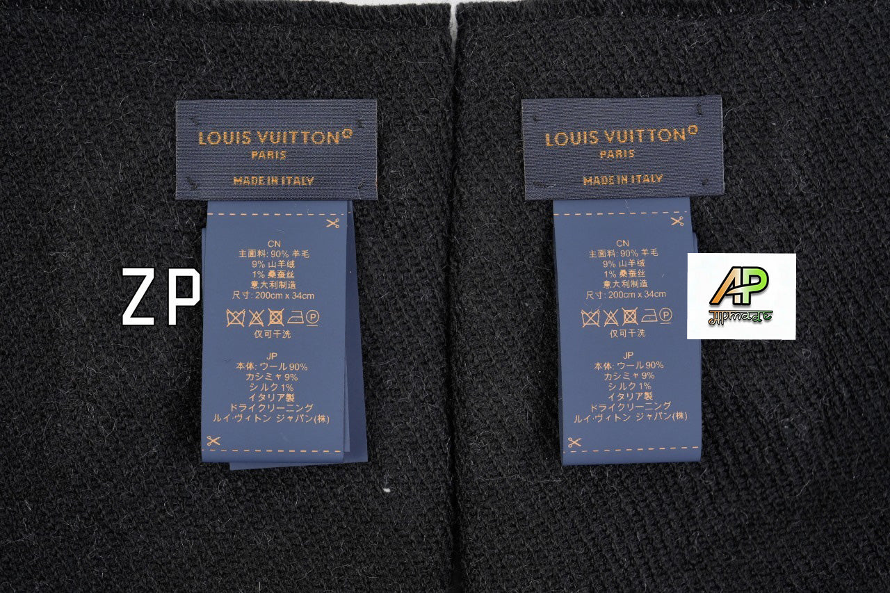 Louis Vuitton 3D Design Wool Scarf