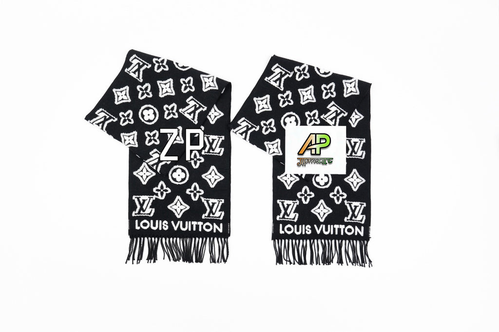 Louis Vuitton 3D Design Wool Scarf