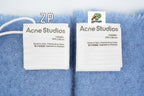 Acne Studios Checkered Logo Alpaca Wool Scarf