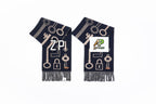Hermès Clefa Leather Patchwork Fleece Scarf