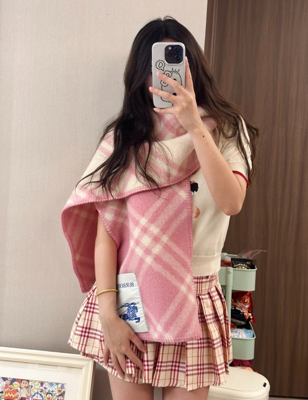 Burberry Pink Scarf
