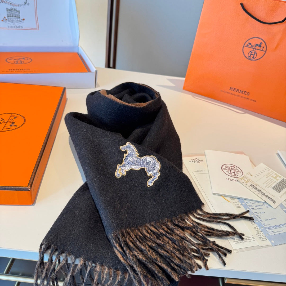 Hermès Double-Sided Scarf