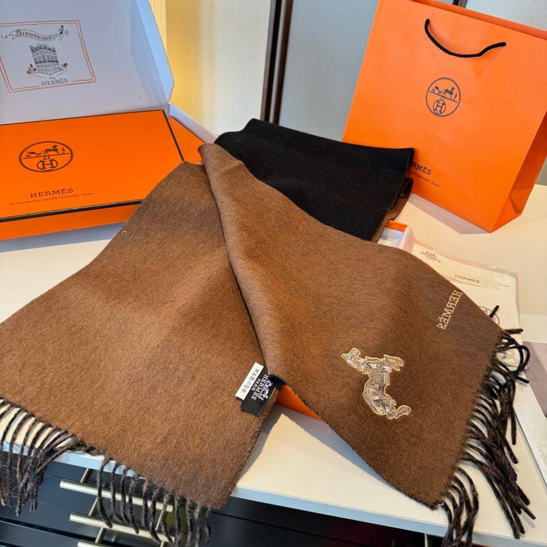 Hermès Double-Sided Scarf