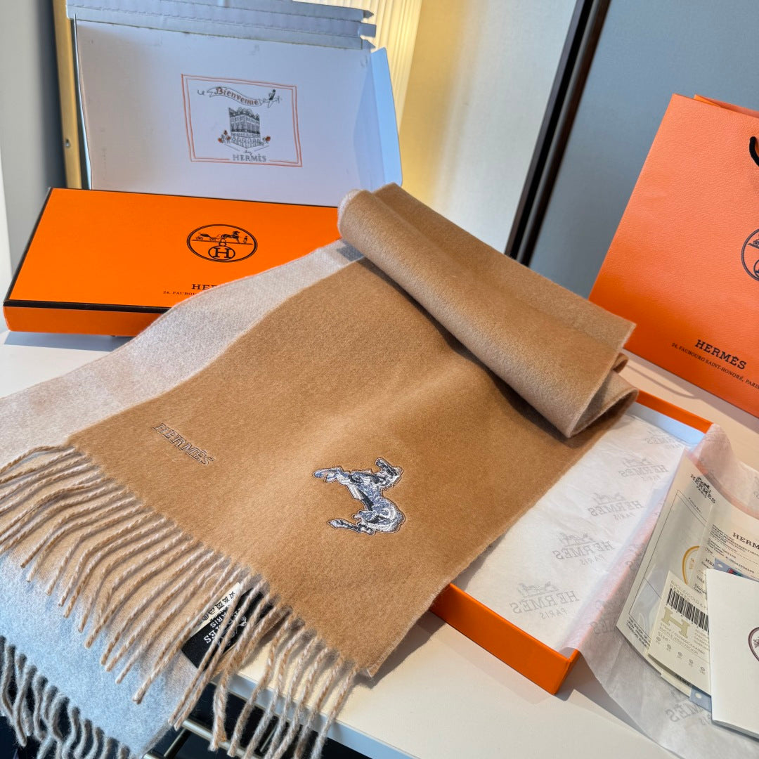 Hermès Double-Sided Scarf