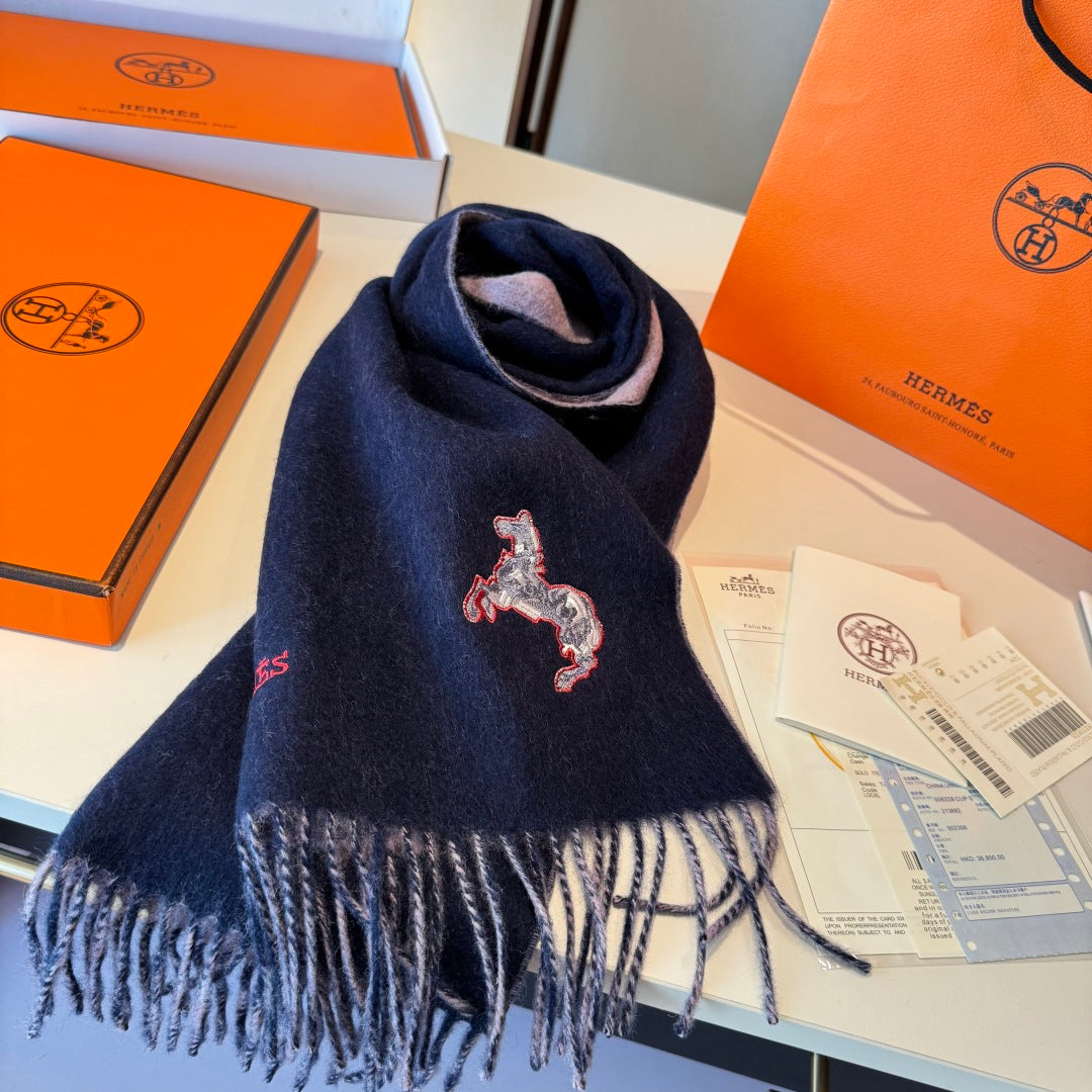 Hermès Double-Sided Scarf
