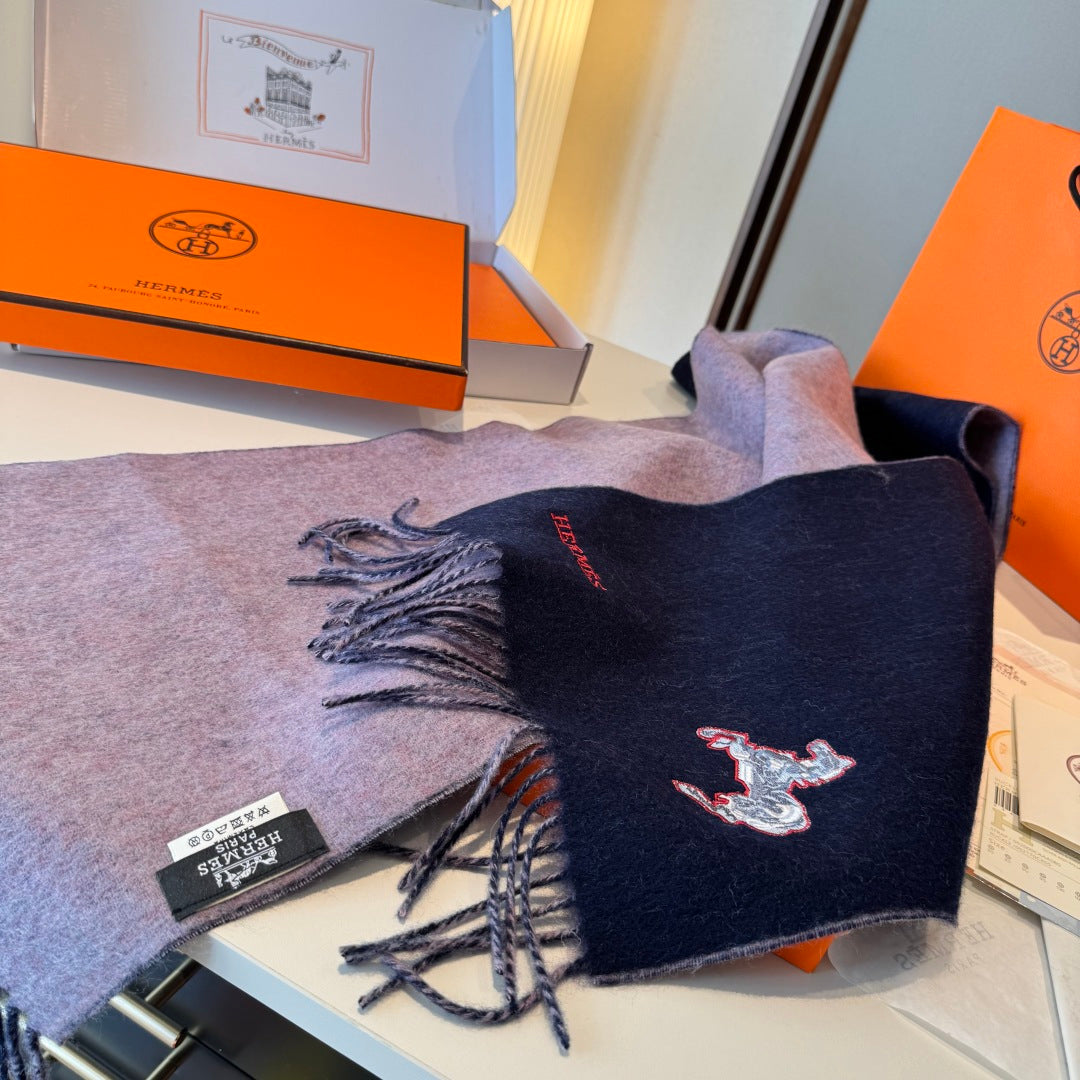 Hermès Double-Sided Scarf