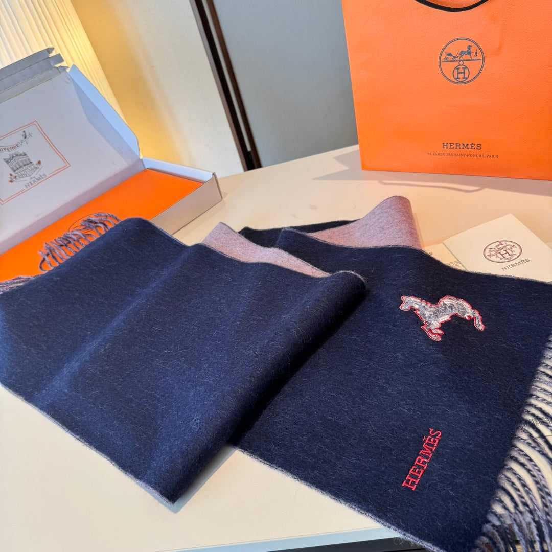 Hermès Double-Sided Scarf