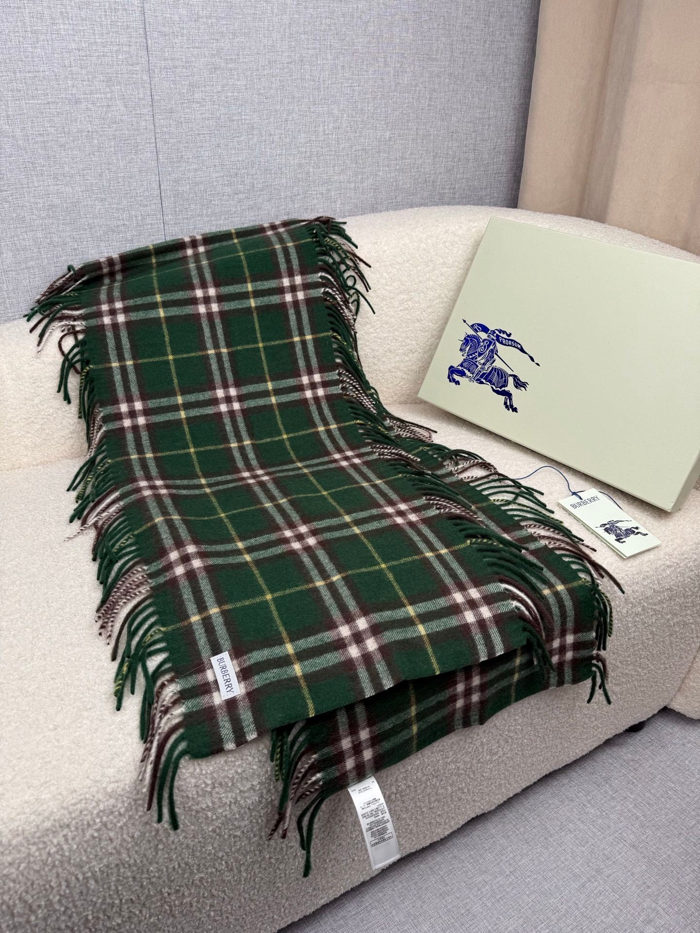 Burberry Cashmere Long Scarf