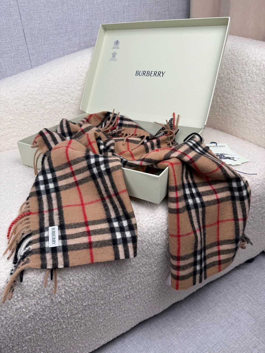 Burberry Cashmere Long Scarf