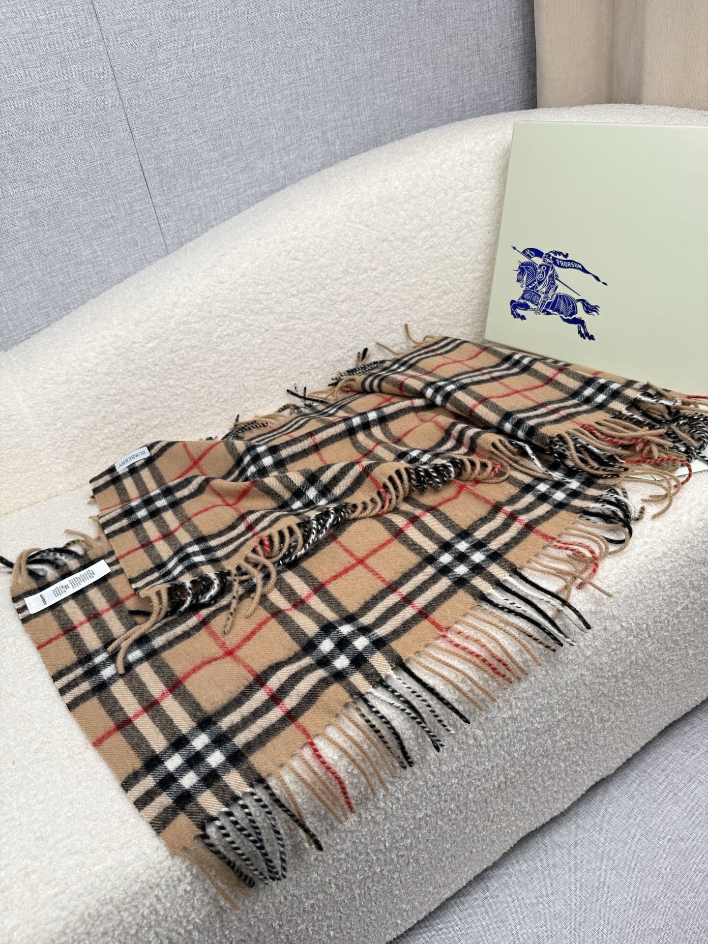 Burberry Cashmere Long Scarf