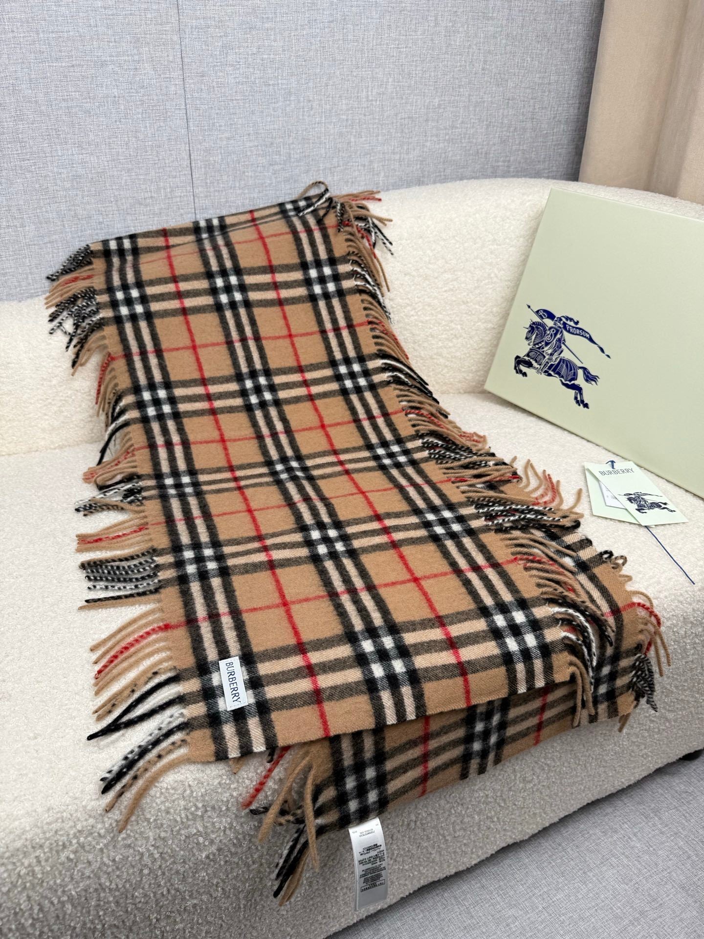 Burberry Cashmere Long Scarf
