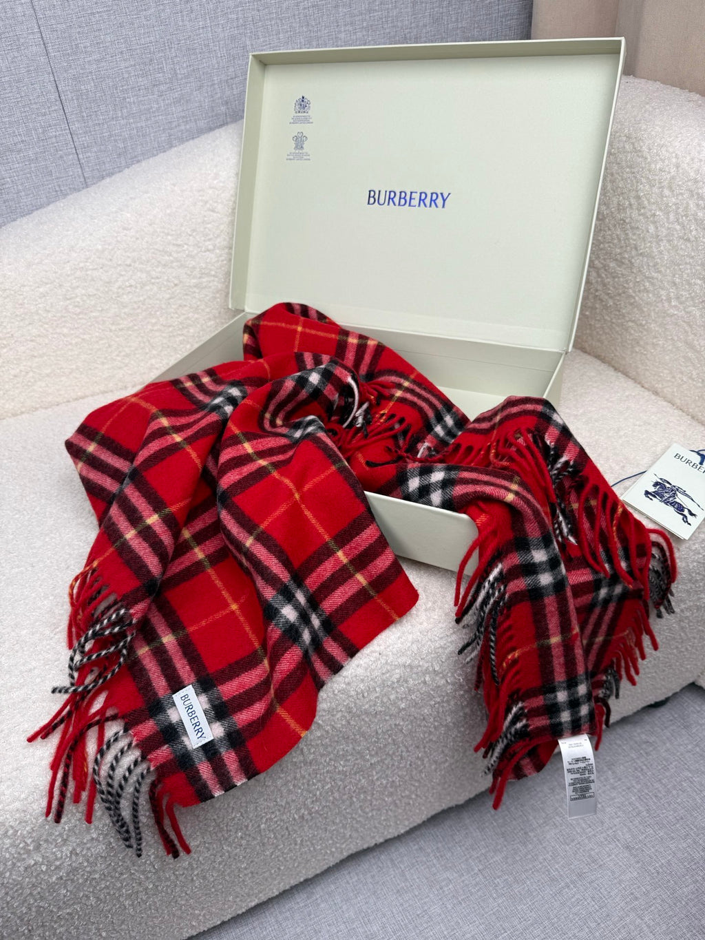 Burberry Cashmere Long Scarf