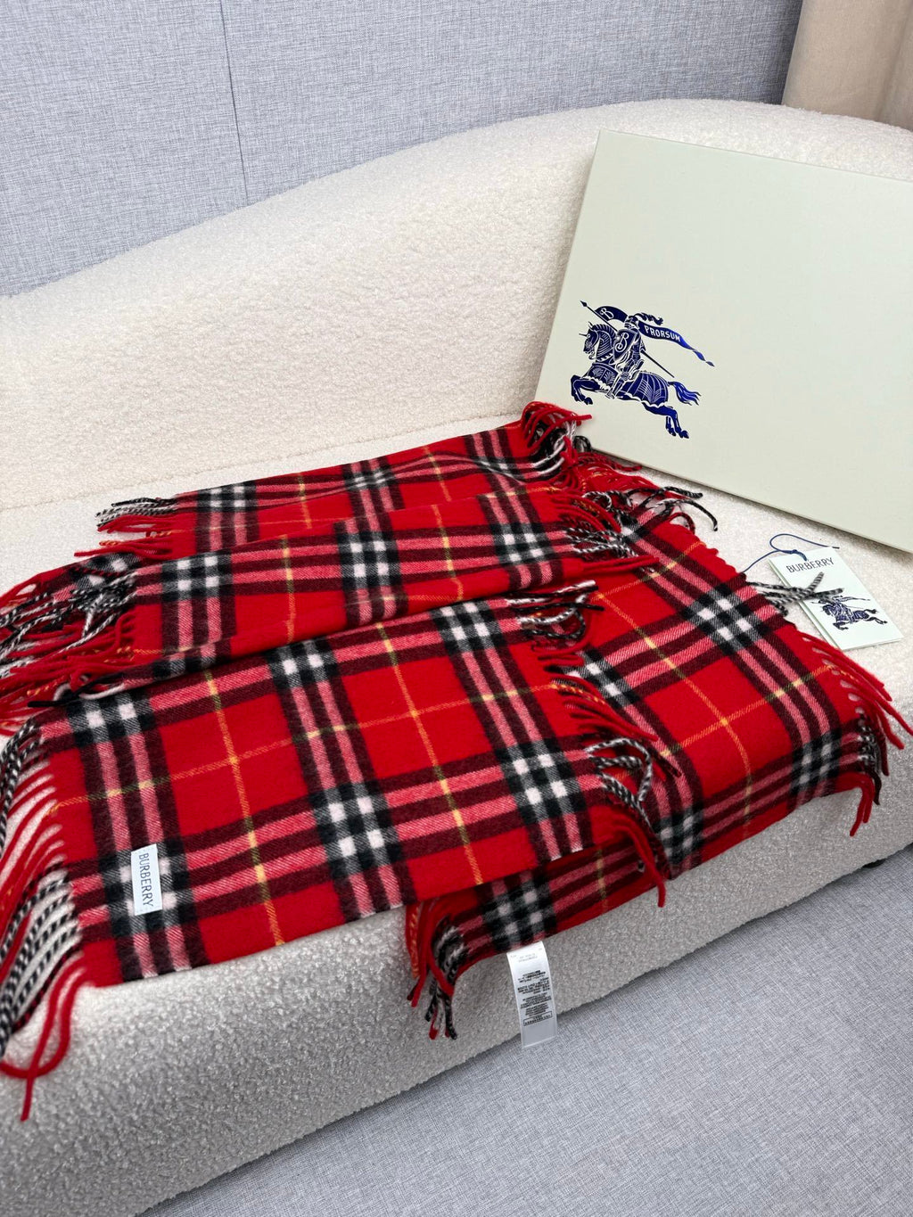 Burberry Cashmere Long Scarf