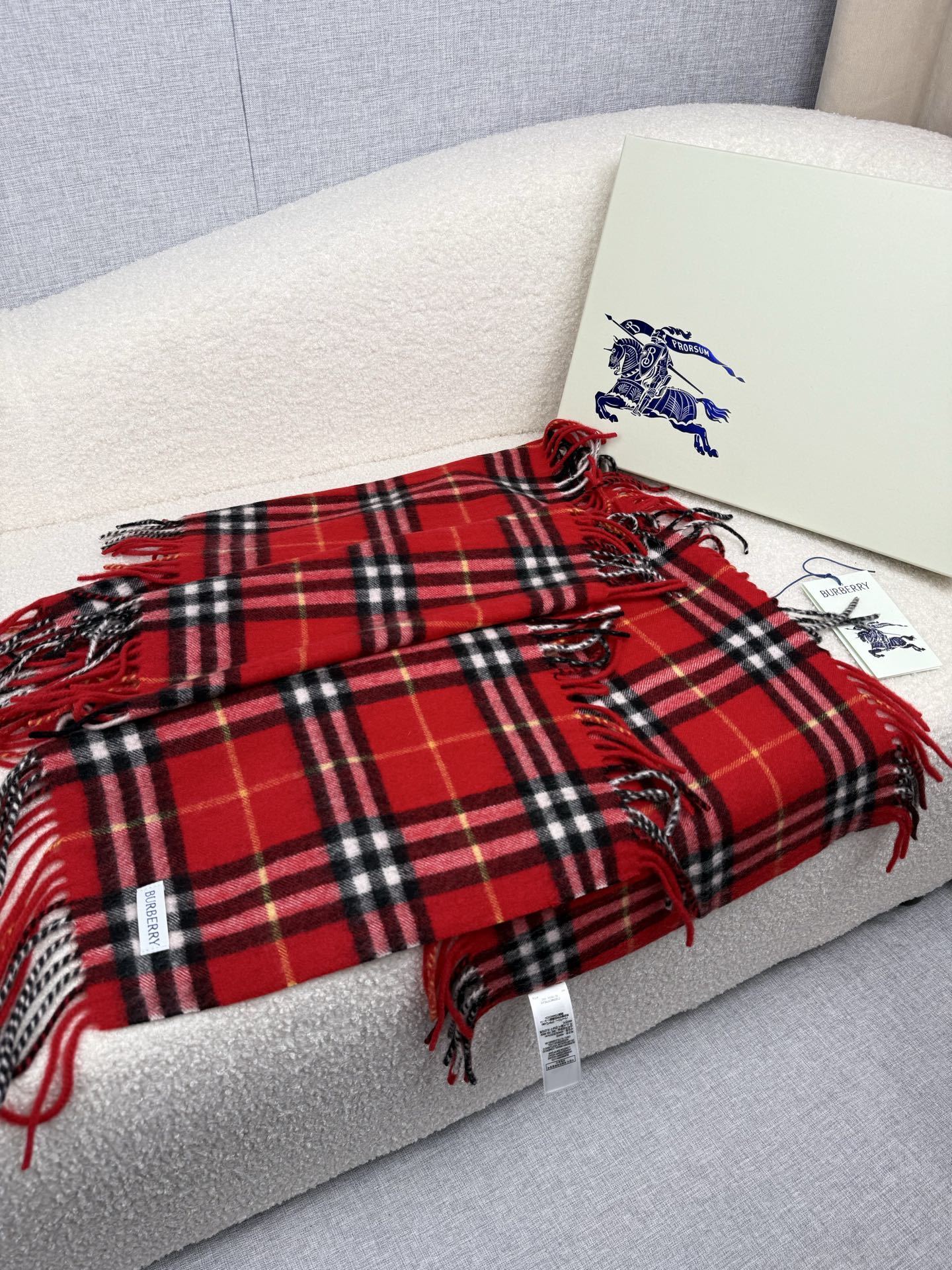 Burberry Cashmere Long Scarf