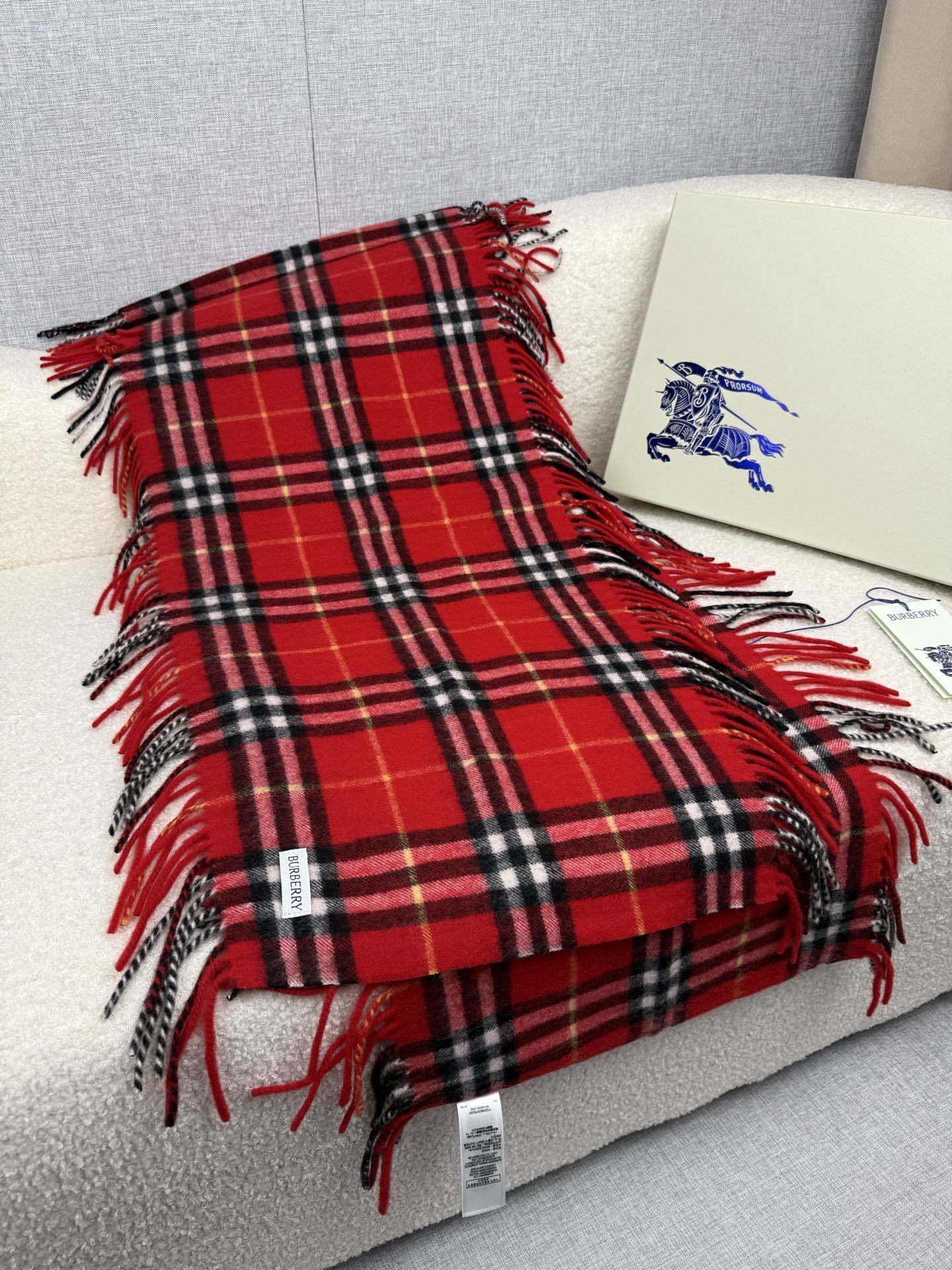 Burberry Cashmere Long Scarf