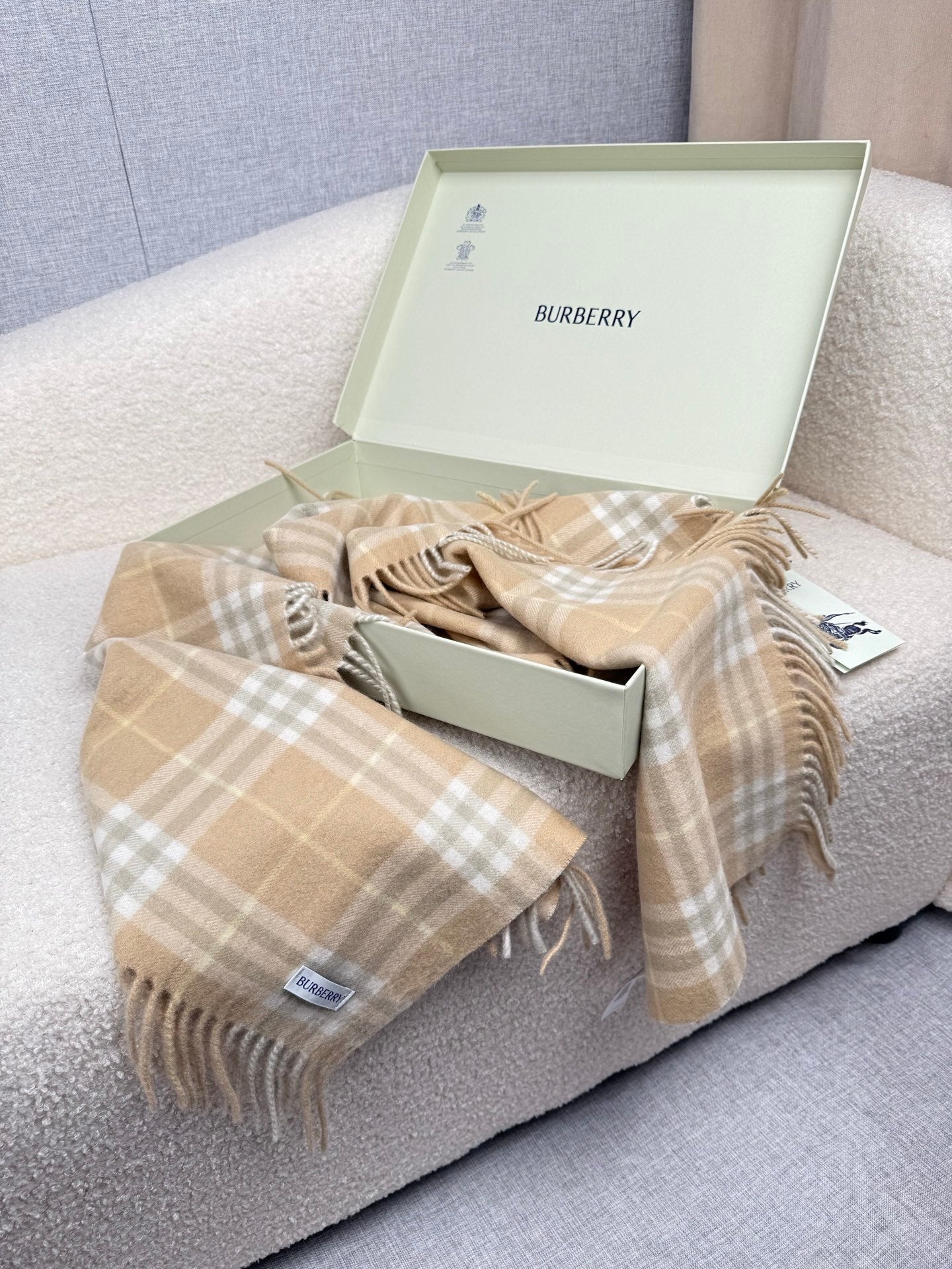 Burberry Cashmere Long Scarf