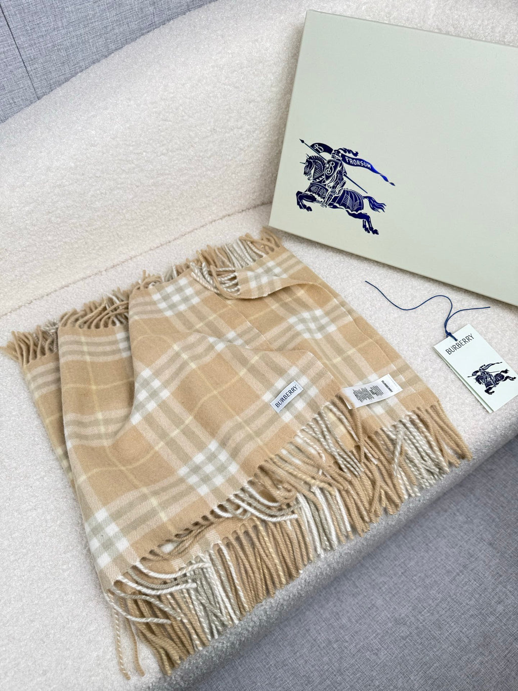 Burberry Cashmere Long Scarf