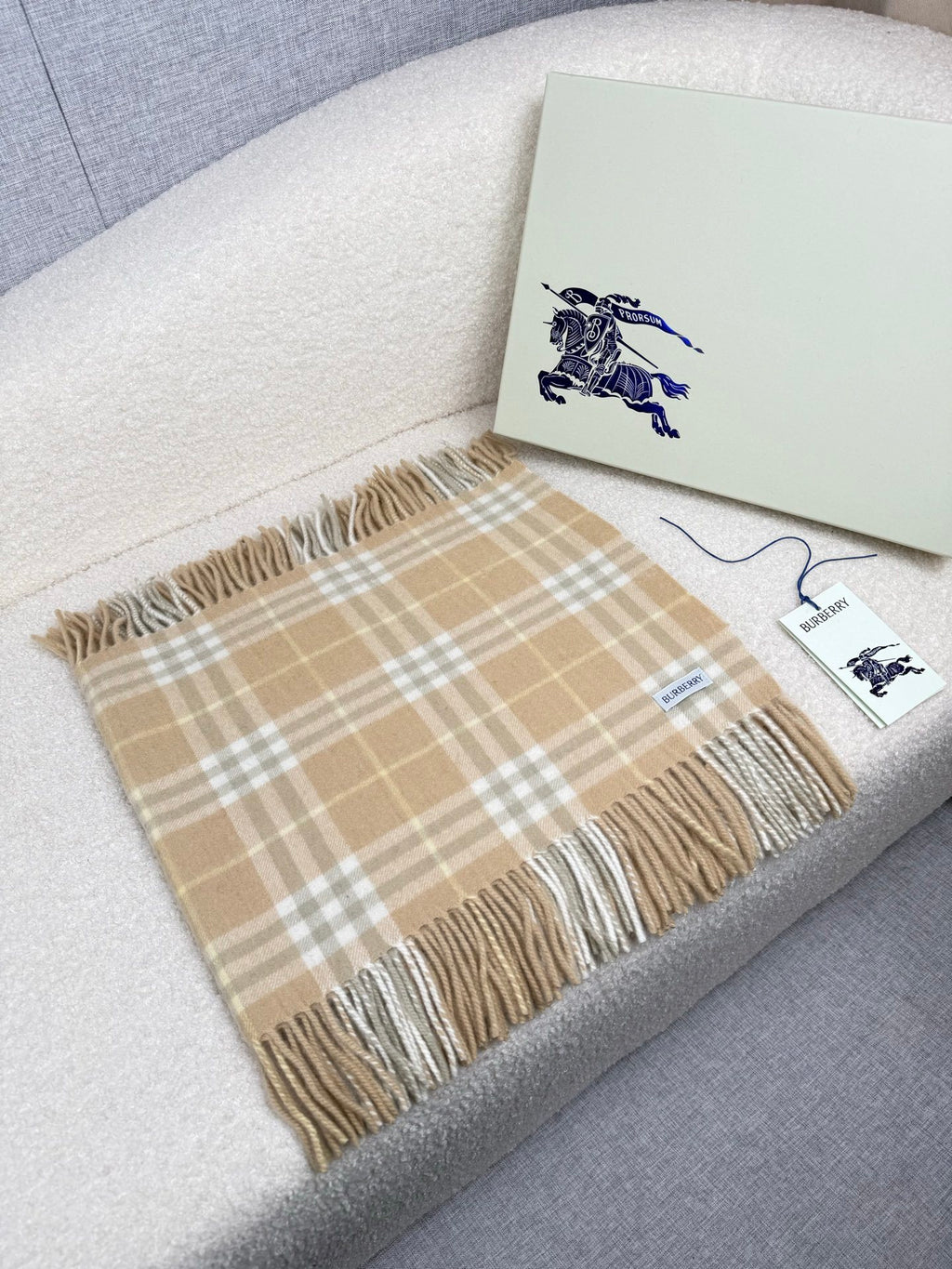 Burberry Cashmere Long Scarf