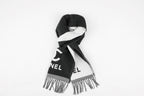 Chanel Black and White Scarf