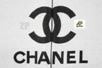Chanel Black and White Scarf