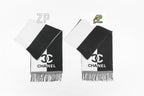 Chanel Black and White Scarf