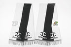 Chanel Black and White Scarf