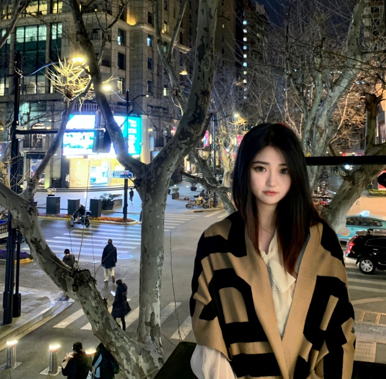 Burberry Wool Double-Sided Jacquard Scarf