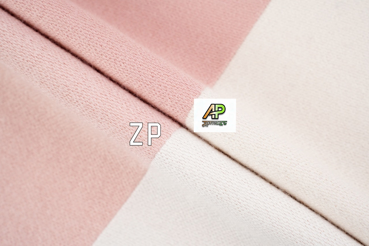 Chanel Pink and White Scarf