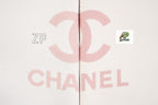 Chanel Pink and White Scarf