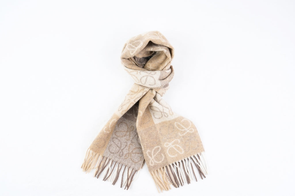 Loewe ANAGRAM Series Two-Tone Scarf