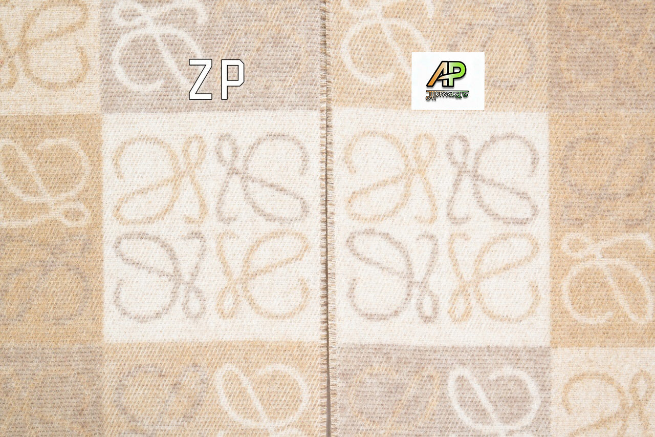 Loewe ANAGRAM Series Two-Tone Scarf