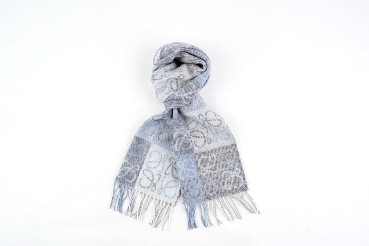 Loewe ANAGRAM Series Two-Tone Scarf