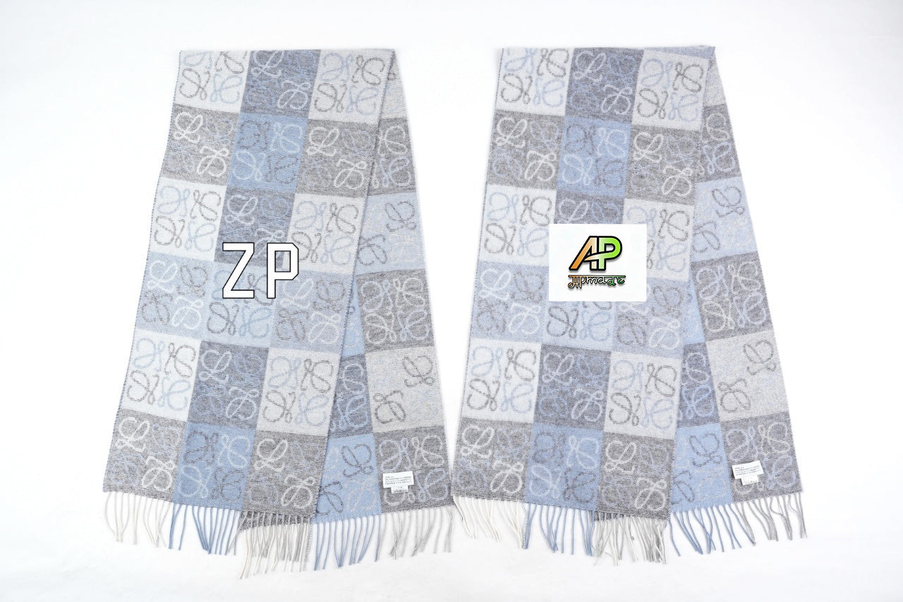 Loewe ANAGRAM Series Two-Tone Scarf