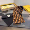 Fendi Cashmere and Wool Long Scarf