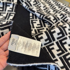Fendi Cashmere and Wool Long Scarf