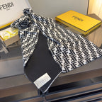 Fendi Cashmere and Wool Long Scarf