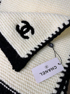 Chanel Small Chanel-Trimmed Knitted Long Scarf