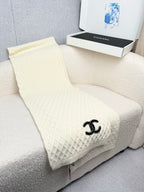 Chanel Knitted Long Scarf