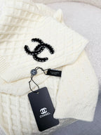 Chanel Knitted Long Scarf