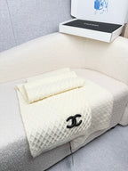 Chanel Knitted Long Scarf