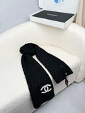 Chanel Knitted Long Scarf