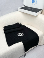Chanel Knitted Long Scarf