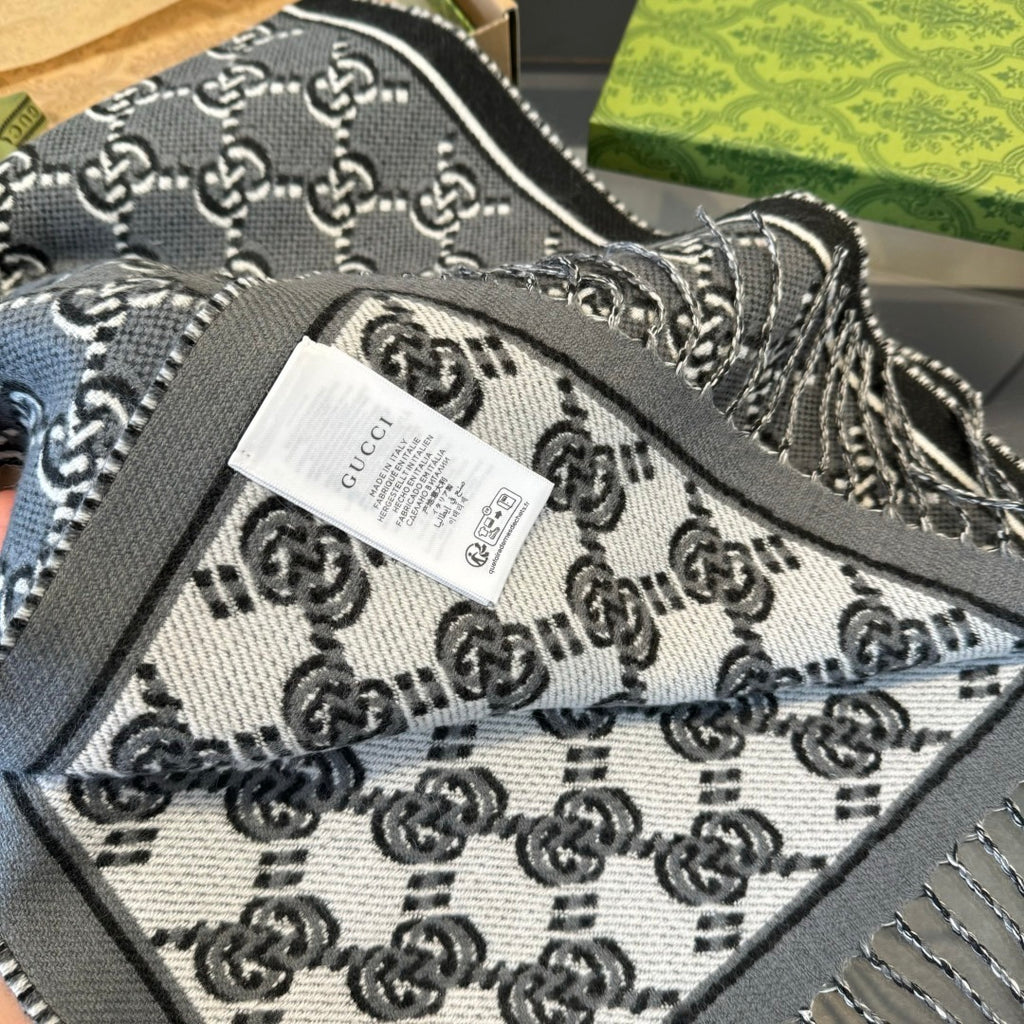 Gucci Double-Sided Wool Scarf