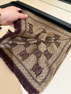 Gucci Wool Jacquard Scarf