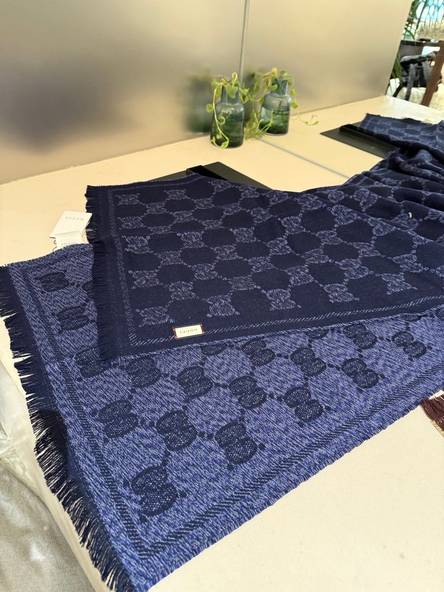 Gucci Wool Jacquard Scarf