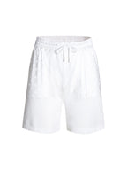 Louis Vuitton Solid Color Drawstring Nylon Embellished Shorts