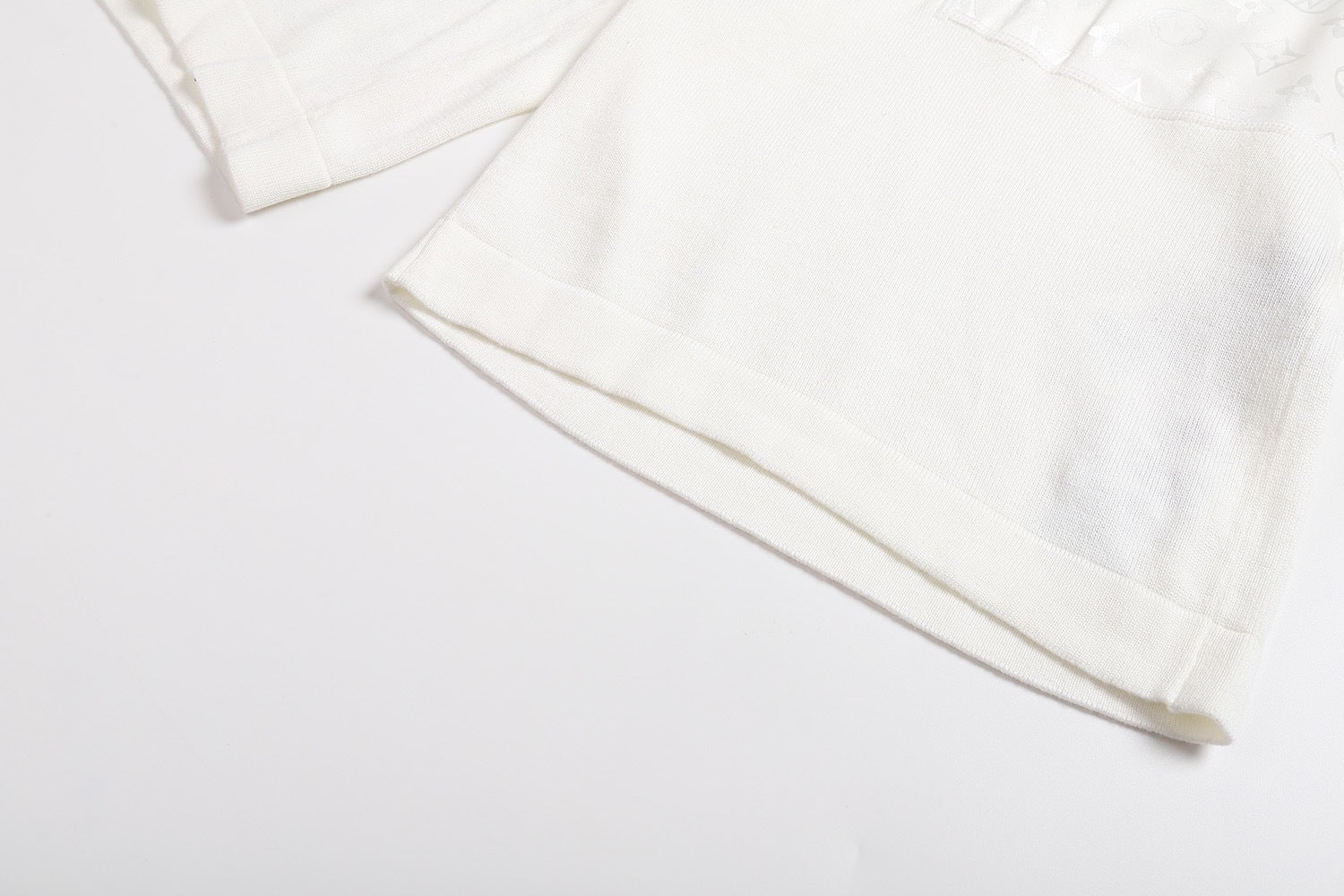 Louis Vuitton Solid Color Drawstring Nylon Embellished Shorts