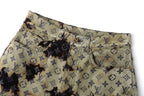 Louis Vuitton Faded Cloud Pattern Loose-Fitting Jeans